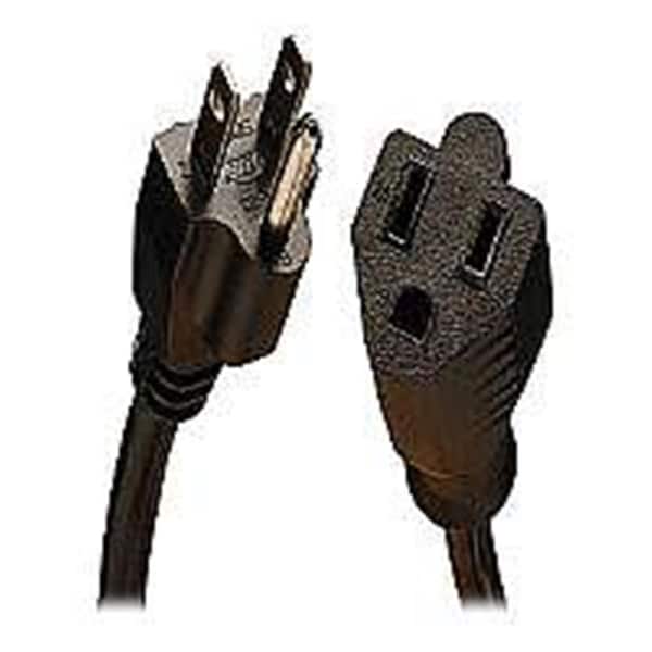 Keyspan SJT Extension Cord, 14 AWG, 14/3, 1 Outlets, 5-15R, Black, PVC, 5-15P, 6 ft TIZ-102029088 - main